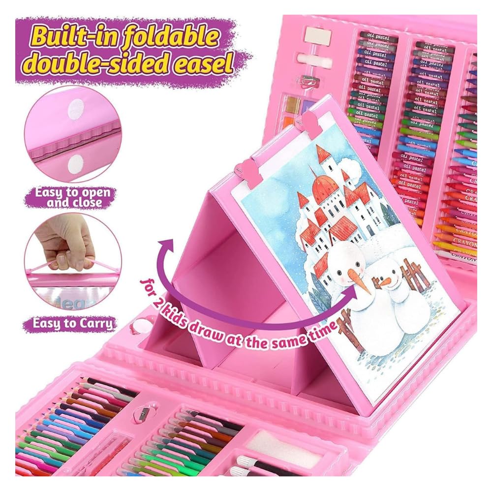 Amazon.com: 208-Pieces Drawing Art Kit, Art Supplies Gifts for