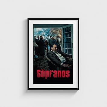 The Sopranos Dizi Posteri Tablo  er eveli Poster Duvar Dekorasyonu - 30 x 40 - Siyah  er eveli