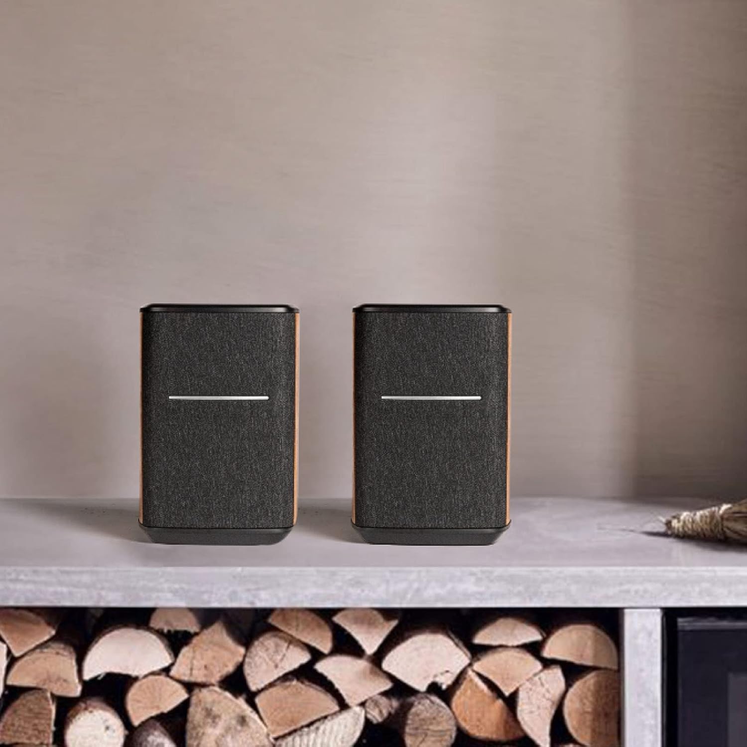 Edifier WiFi Smart Speaker Bundle Without Microphone, Compatible with Alexa, Supports AirPlay 2, Spotify Connect,Tidal Link 40W RMS One-Piece Wi-Fi and Bluetooth Sound System