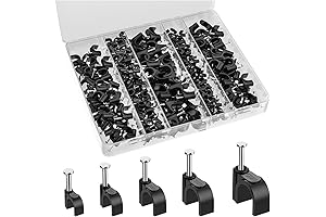 Bates Electric Wire Staples with Steel Nails In 5 Sizes