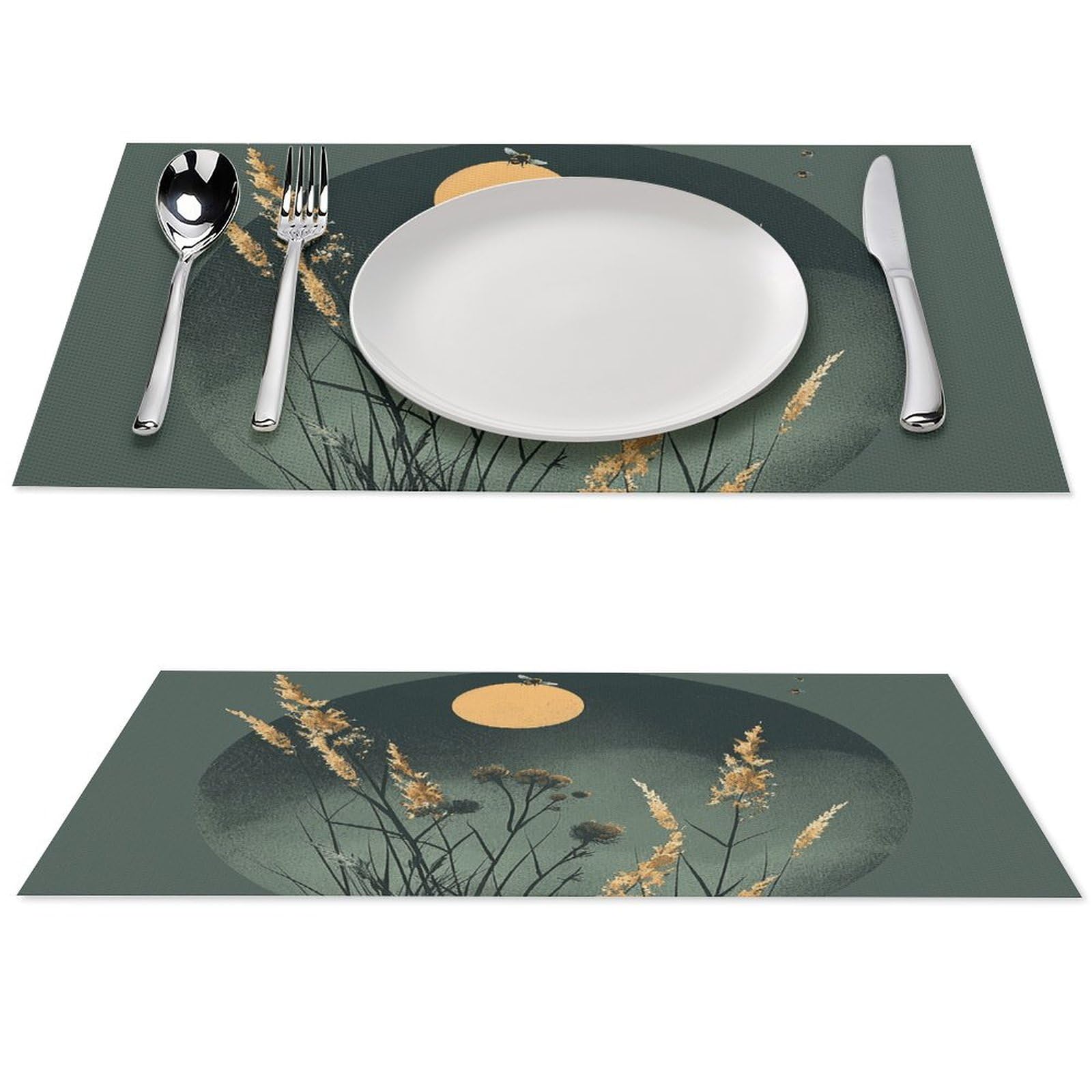 Sets de table cuisine résistants à la chaleur lot de 6 tapis de table
