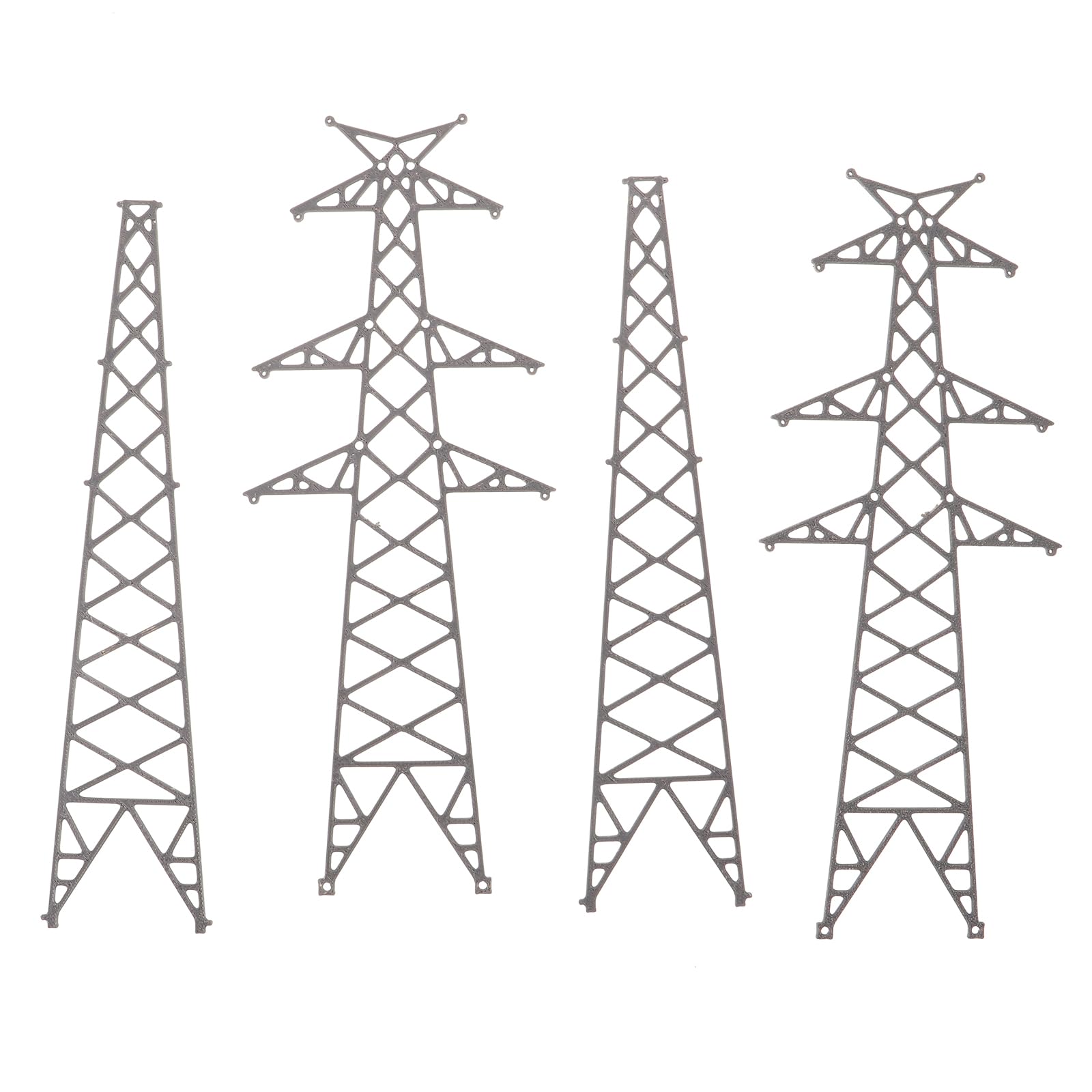 Alipis 100 Noire, Modèle Réduit de Pylône Électrique Haute Durabilité 18,8 Cm, Accessoires pour Maquettes Architecturales et Décor Micropaysage, Modélisme Ferroviaire et Construction