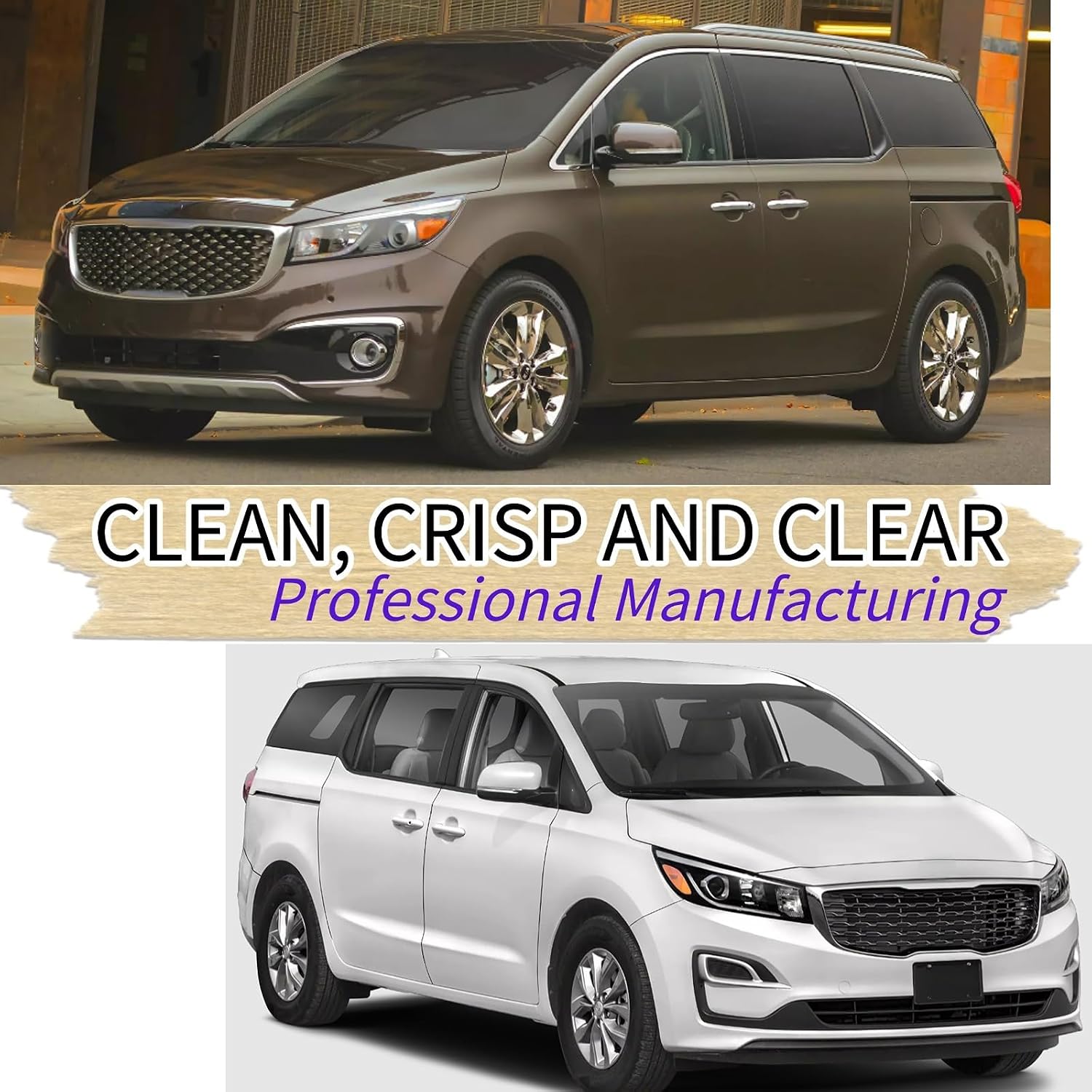 Rear Wiper Blade & Arm Replacement for Kia Sedona 2015-2021 2020 2019 2018 2017 2016 - OEM Fit for EX L LX SX SX Limited Limited SXL 3.3L V6 - Gas Models - All-Season