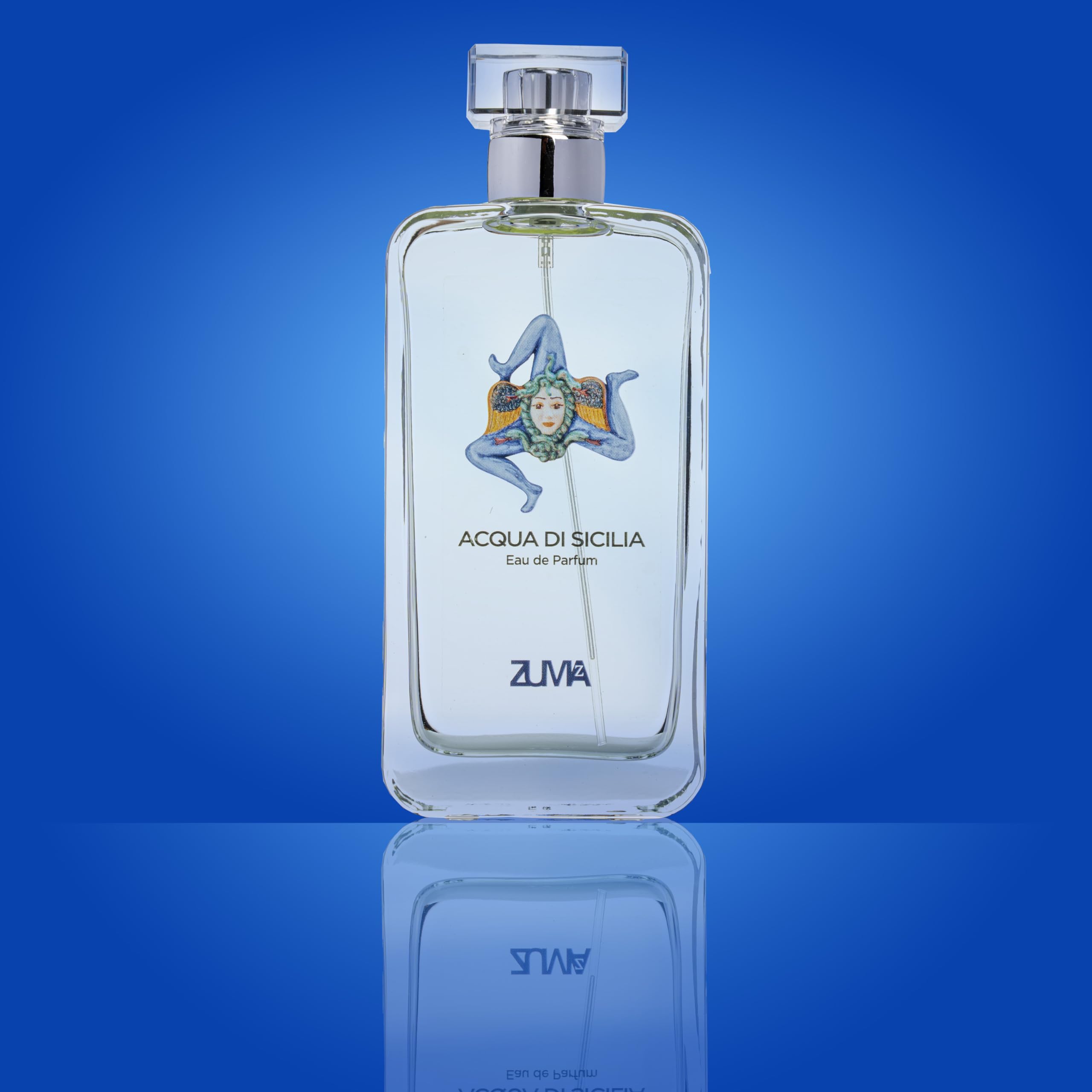 Profumi Zuma - Profumo Acqua di Sicilia - Eau de Parfum Spray - Il Profumo Autentico del Mediterraneo Made in Italy (Acqua di Sicilia 100 ml)