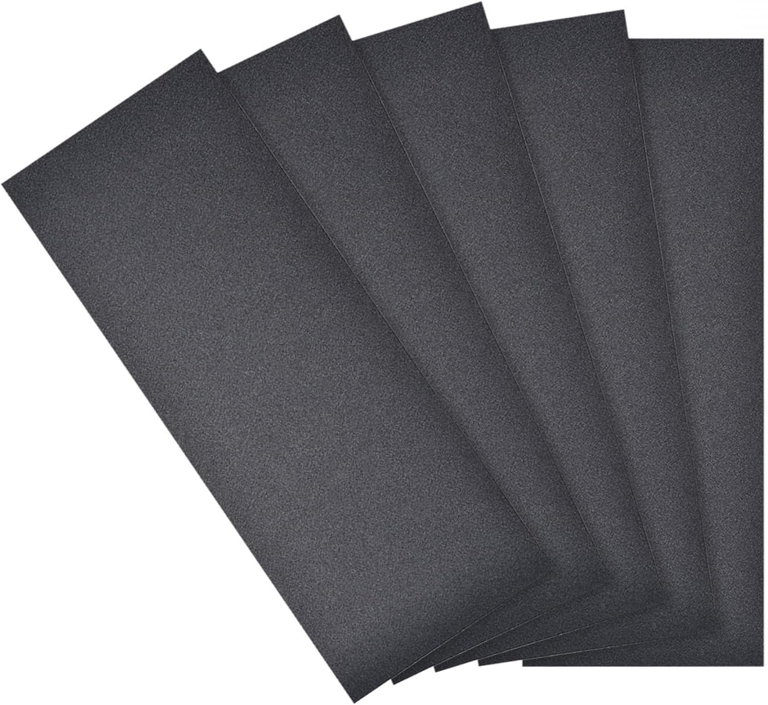 MACHSWON 9 x 3.6inch Wet Dry Silicone Carbide Paper Waterproof Sandpaper for Wood Furniture Finishing Metal Sanding 5pcs 280 Grits