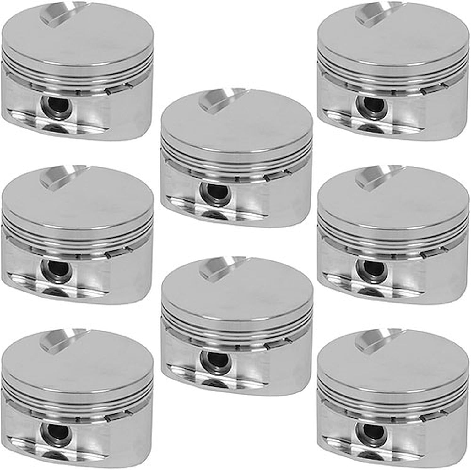 Manley BB-Chevy Flat Top Pistons 4.560" Bore (+.060")
