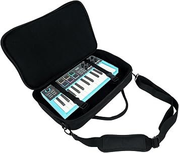 Rockville M25 25 Key Bluetooth MIDI Controller Bundle with MCB16 Gig Bag