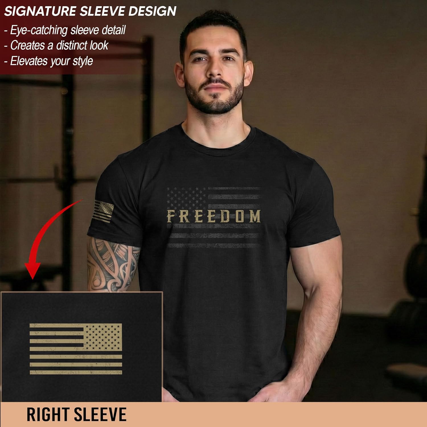 Freedom T Shirt, American Flag Shirt, Freedom Shirts for Men, Patriotic Shirts for Men
