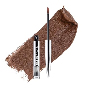Ellis Faas Creamy Eyes Eyeshadow High Pigment, Easy to Blend, Long Lasting Shimmer Smokey Eye Travel Face Makeup Smudge Proof with Lifting, Firming Para Cress Flower Extract 105 Deep Warm Taupe