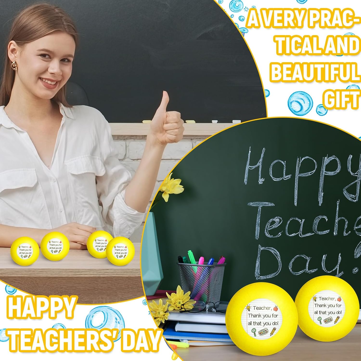 12 Pcs Teachers Appreciation Gifts Bath Bombs for Teacher Handmade Natural Bath Bomb for Teachers Appreciation Gift Exchange Gifts Thank You Teacher Party Favors