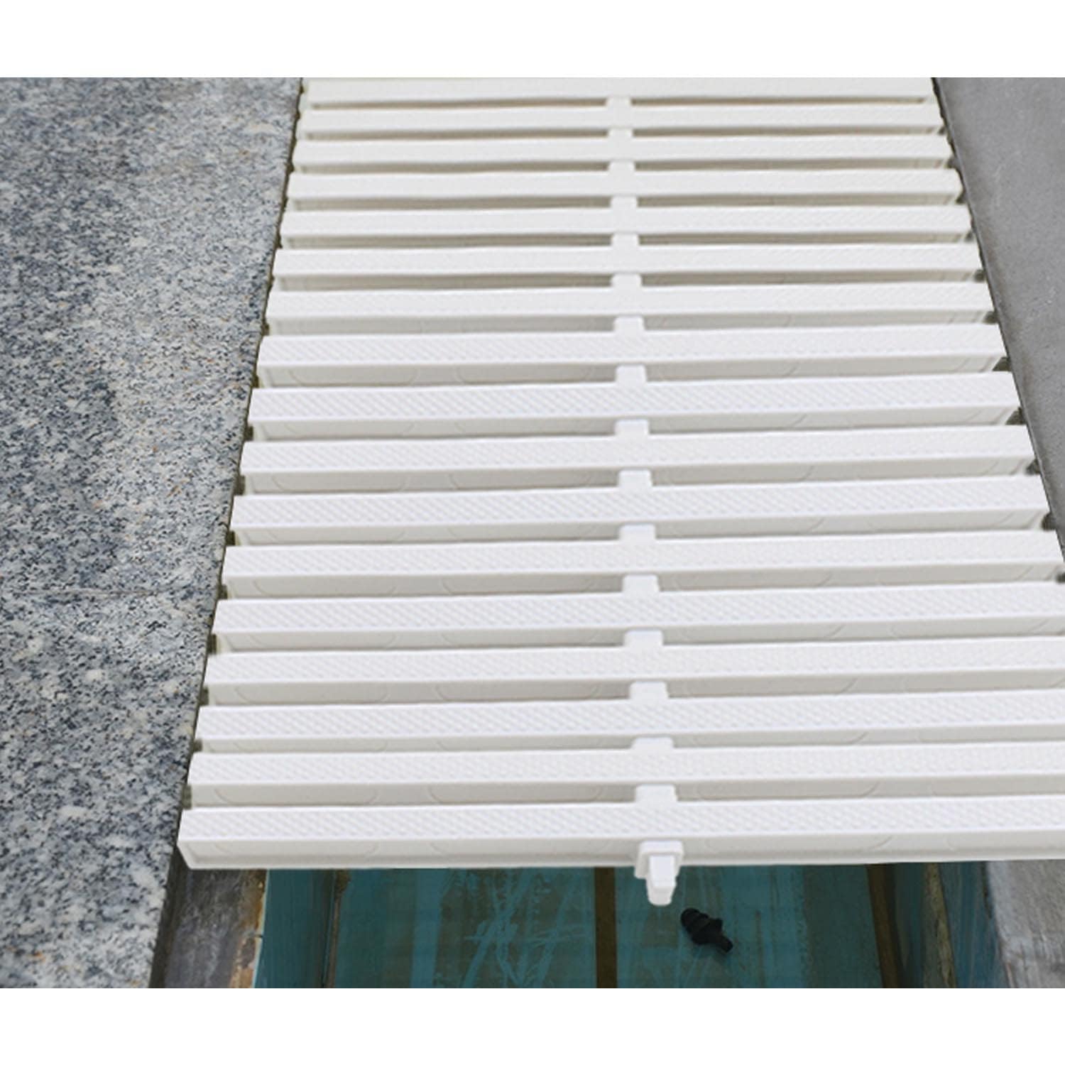 Caillebotis Grille bonde Piscine Grille caniveau de Drainage terrasse extérieur vidange Douche trop Plein Evacuation Eau