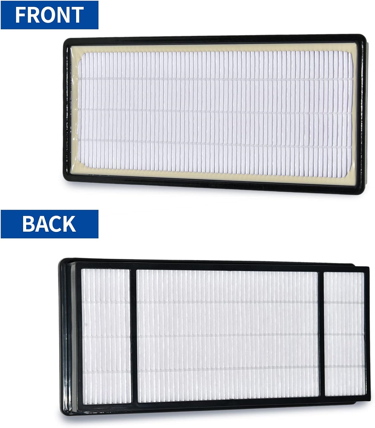 Eagles 4Packs Replacement HEPA Filter compatible with Honeywell Air Purifier HRF-H2 H Type, Fit for Model HPA050, HPA150, HPA060, HPA160,HHT055 and HHT155
