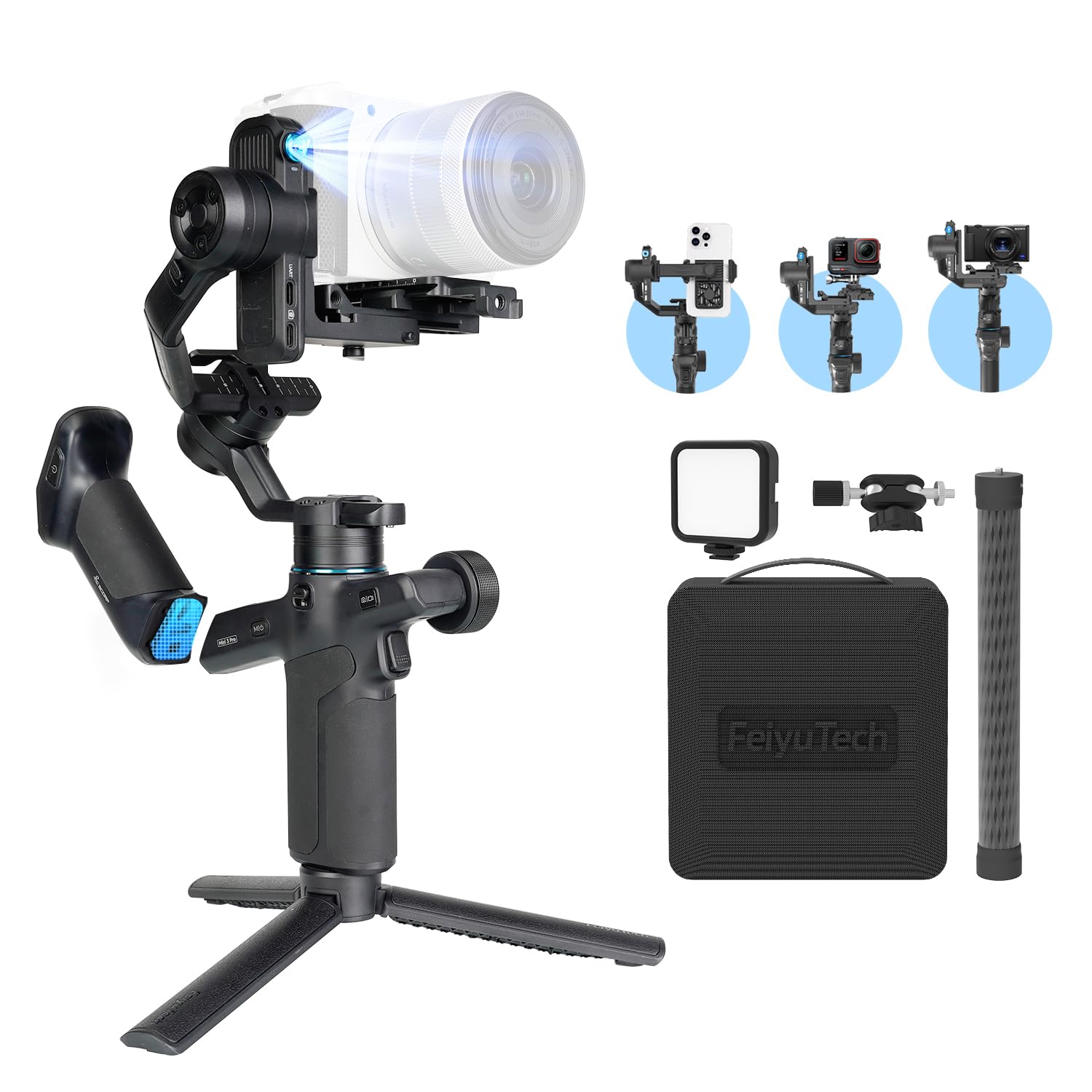 液晶付FeiyuTech SCORP Feiyu SCORP-C | Versatile Camera Gimbal for Sony/Canon/Nikon
