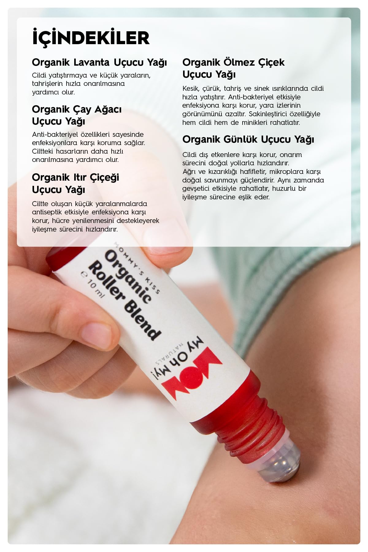My Oh My! Naturals Mommy’s Kiss | Organik Onarıcı S.O.S. Roller