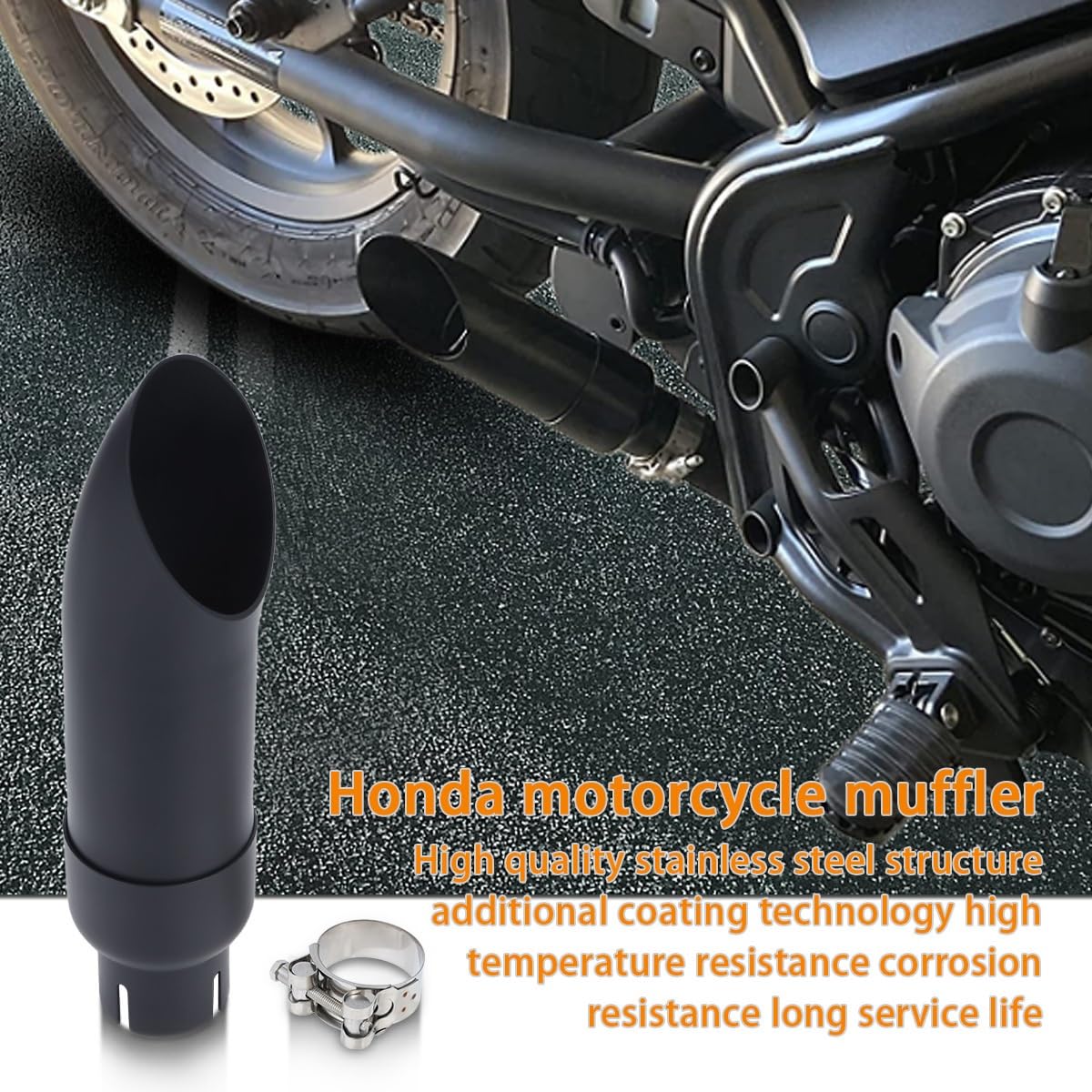 Do CMX 300 500 Rebel motocyklowy wydech