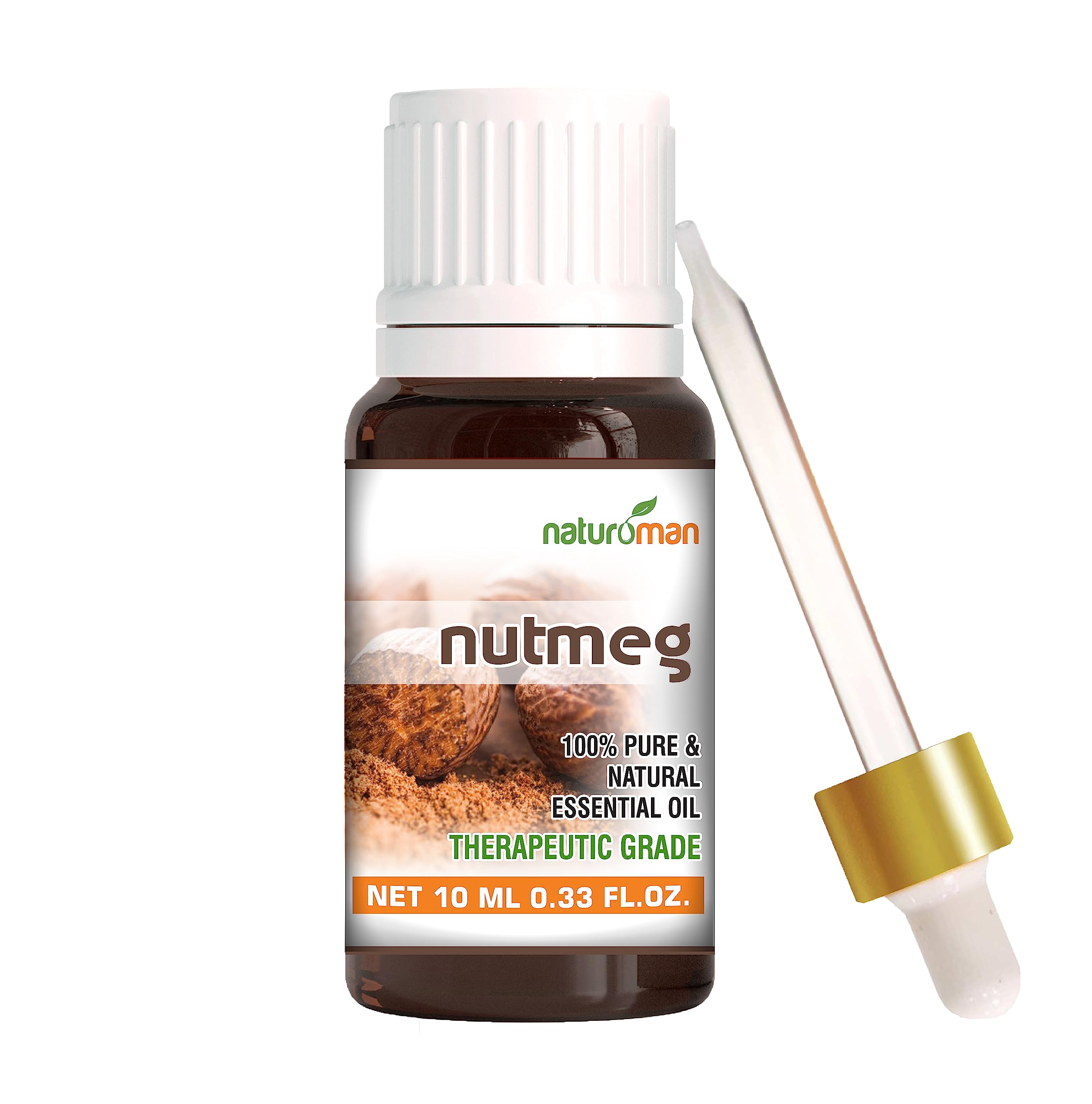 Naturoman Nutmeg Pure and Natural Therapeutic Grade Essential Oil | For Reduces Muscular & Joint Pain | Natural & Pure | Suitable for All Skin Types | Multipurpose | Pack of 1 | 10 ml (B07JFGHX1P) Amazon Price History, Amazon Price Tracker