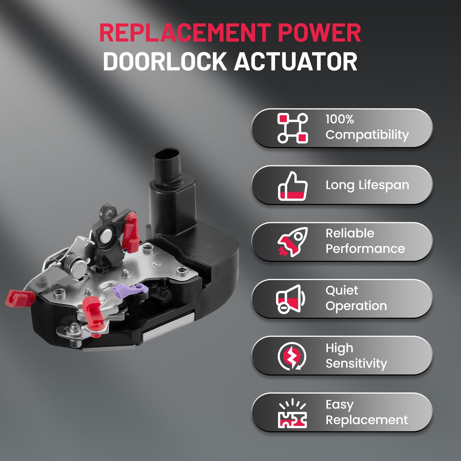 Amazon.com: SYERAL Power Door Lock Actuator Front Right Driver