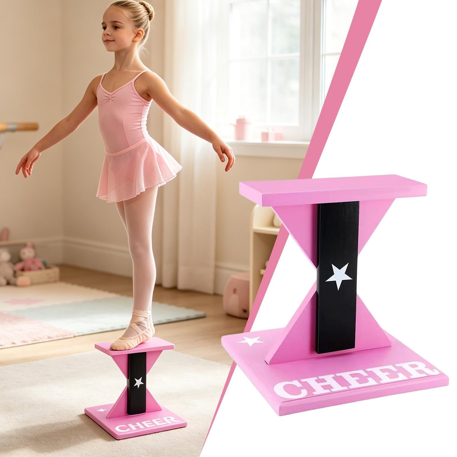 Cheerleading Flyer Stunt Stand stabilne antypoślizgowe wyposażenie z drewna