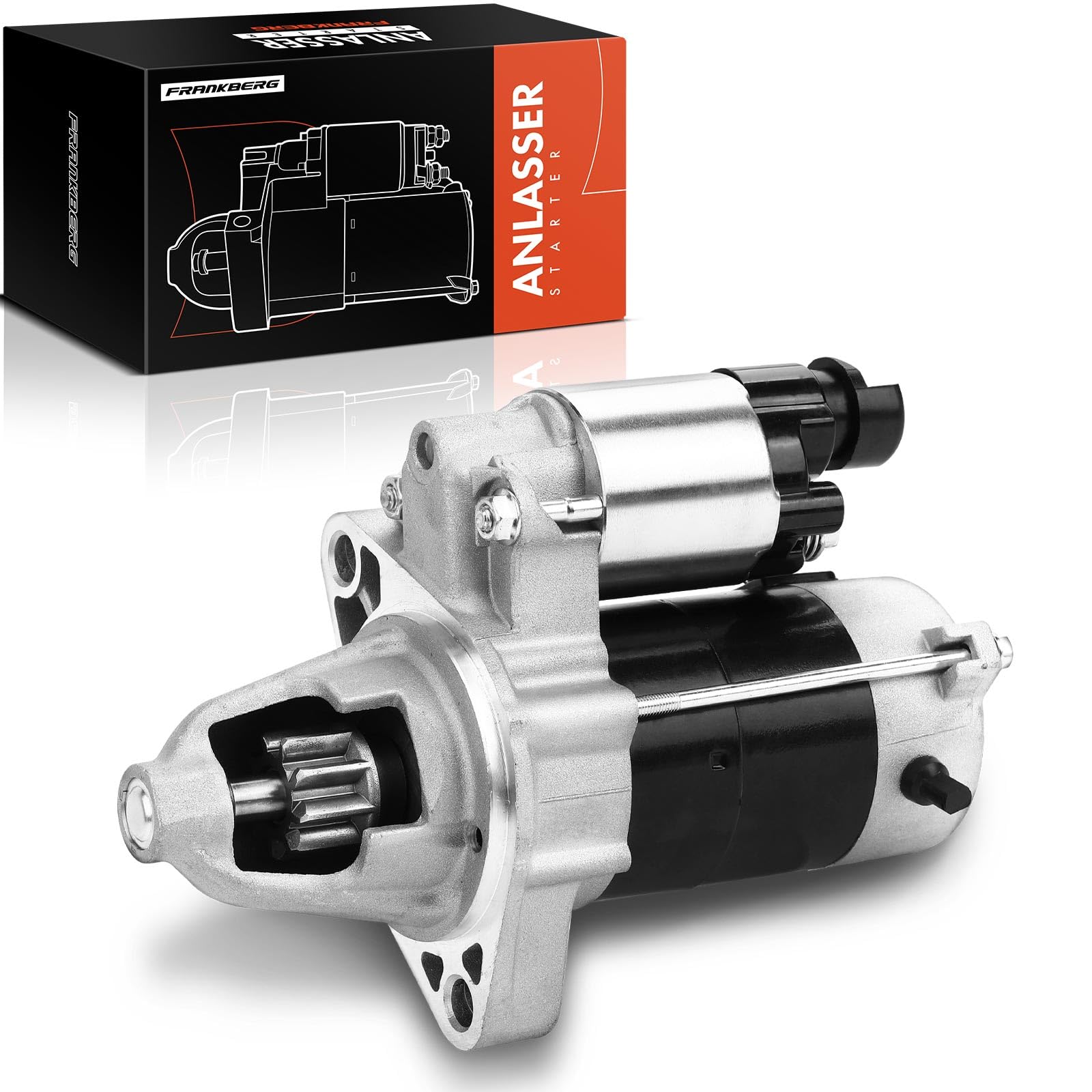 Frankberg Motorino d'avviamento 1 KW 12 V 31200P3FJ01 228000-6450 | 9 Zähnezahlahl; Compatibile con: CR-V I RD