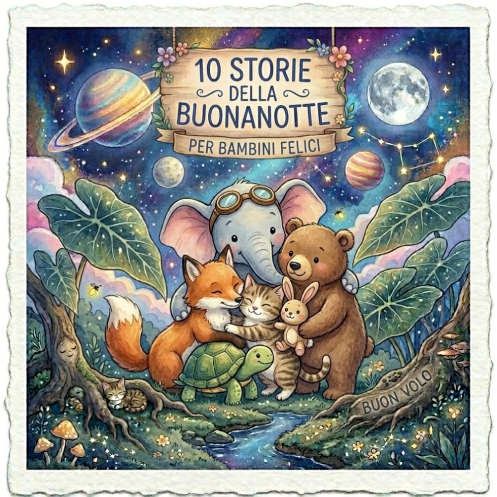 Storie della Buonanotte – 10 Racconti Illustrati per Bambini: Per bambini felici