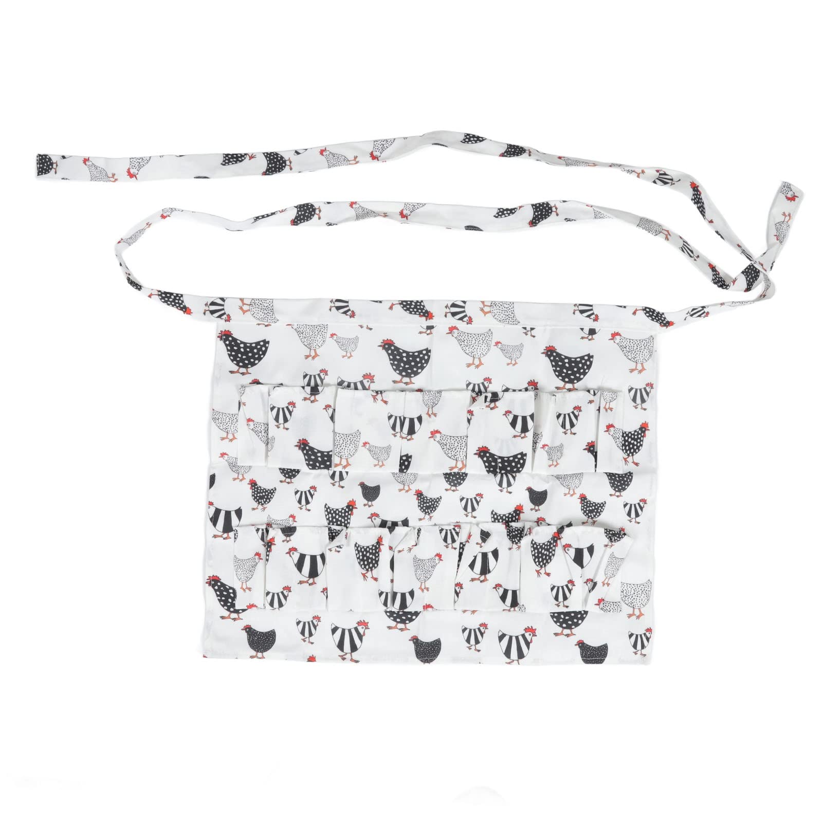 Cocoarm Grembiule per Uova Grembiule per Raccolta Uova in Tessuto 12 Tasche Stile Adulto L per Galline Oche di Quaglia Raccolta Mani Libere Trasporto per Uso in in Stalla Agricola