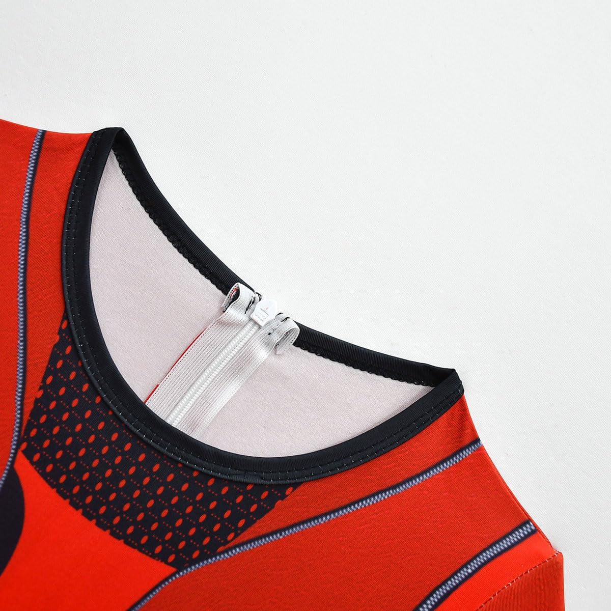 Red Costumes for Girl with Gloves and Red Wig, 5-12Y - Image 5