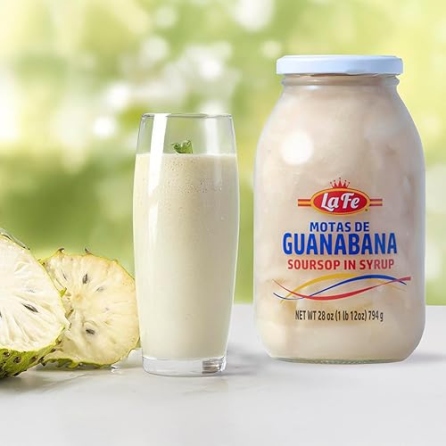 Miniatura 3 de La Fe Motas de Guanábana 28oz - Paquete de 2 - Guanábana Pulpa de Guanabana de la Costa Caribe de Colombia - Pulpa de Graviola