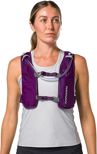 Miniatura 5 de Nathan QuickStart 1.5L Hydration Pack Vest with Bladder or flasks, Storage Pockets, Breathable Moisture-Wicking Fabric, Adjustable Straps for