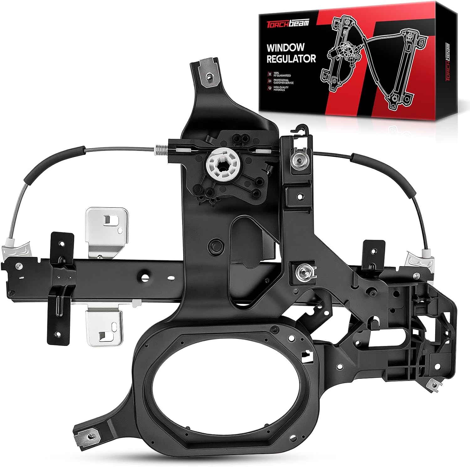 Torchbeam 740-170 Power Window Regulator Assembly without Motor Compatible with 2003-2006 FD Expedition, 2003-2006 LINCOL- Navigator740-170, 6L1Z7827009AA