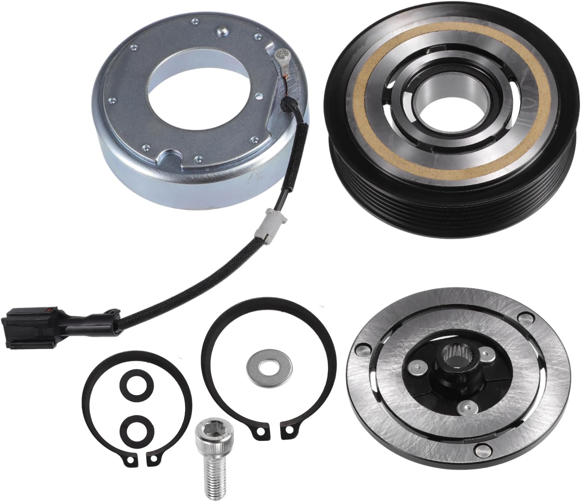 uxcell 1 Set AC Compressor Clutch Kit Replace for SUBARU