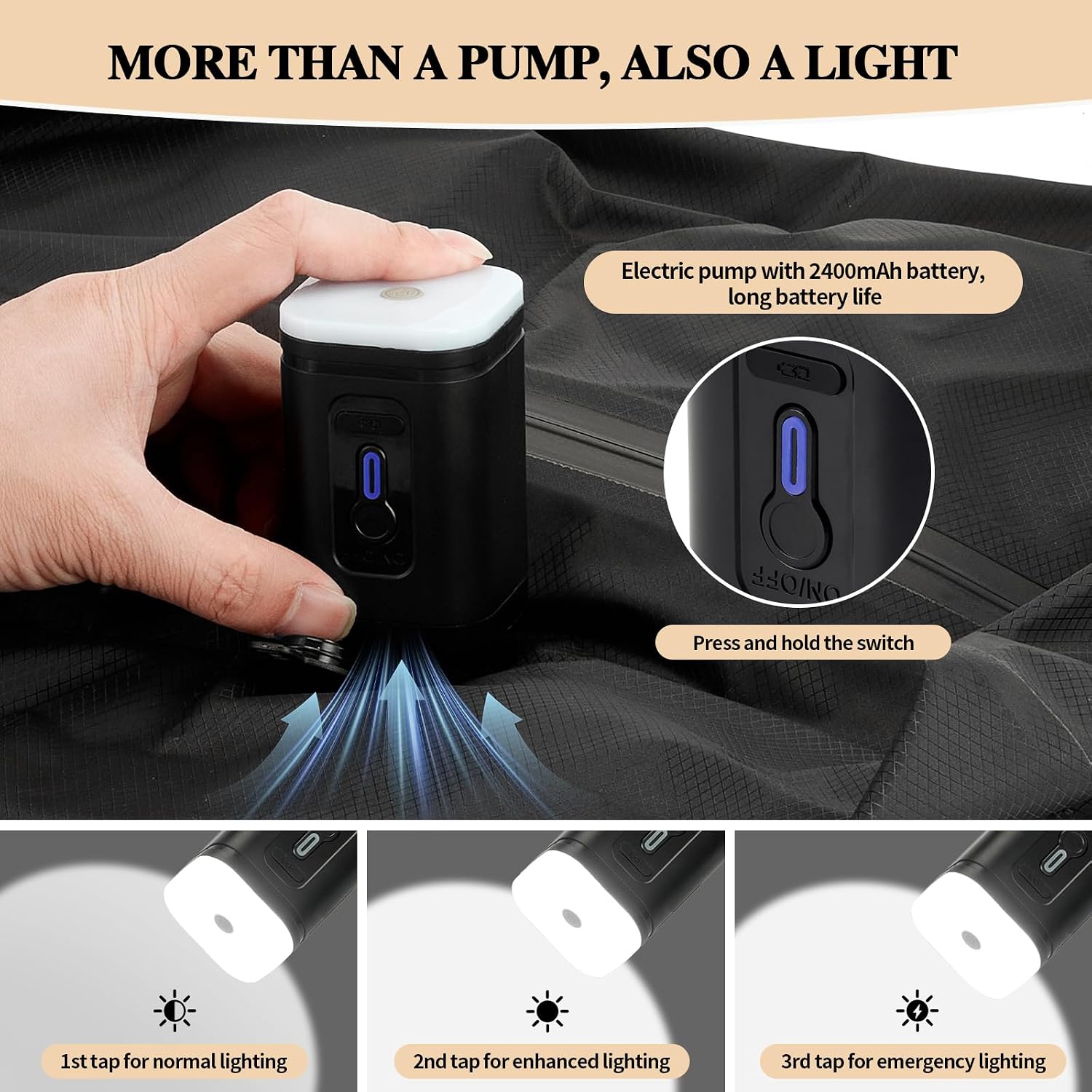 Travel Vacuum Bags with Pump 38L Carry On Backpack, Reusable Vacuum Compression Bags with IP67 Waterproof Zipper 70D Nylon Travel Pack Vacuum Kit Space Saver Bags