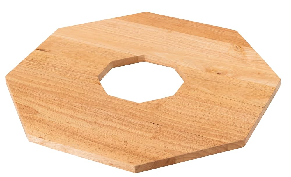 ダークブラウン八角形木製テーブル　花のインレイ￥8500送料込み 人工木 テーブル長方形（DB) | DIYショップRESTA