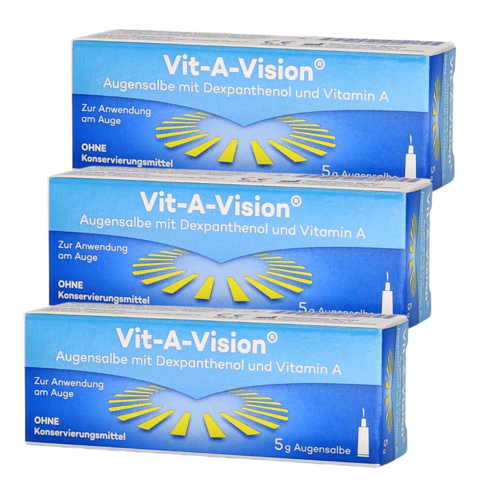 Vit-A-Vision Augensalbe I 3x 5g I plus PharmaPerle giveaway