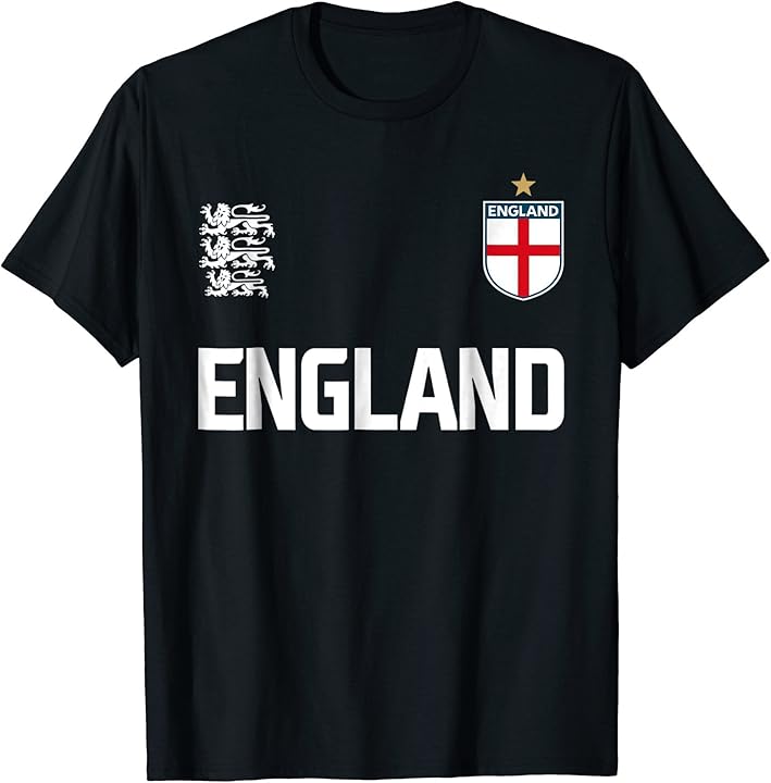 England 2018 Cheer Jersey Three Heraldic Lions TShirt Nice Shirts