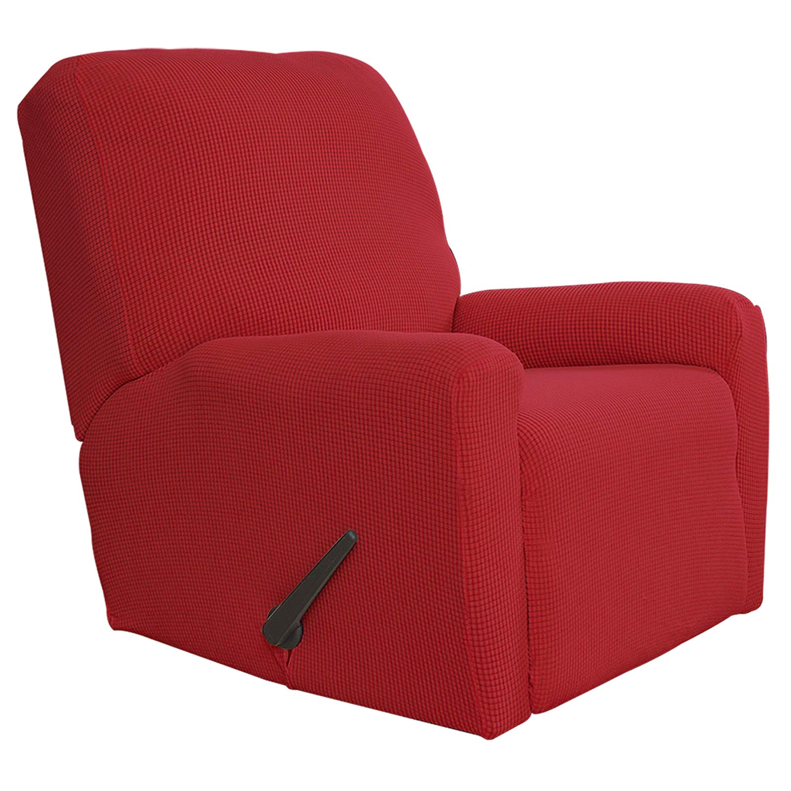 Easy-Going Stretch Recliner Chair Sofa Slipcover Washable Christmas Red