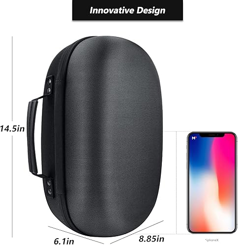 Miniatura 2 de LYCEBELL Carrying Case for Oculus Quest 2, Fit OfficialEygloEsimen Elite Head Strap, Travel Case for Quest 2 VR Gaming Headset and Controllers