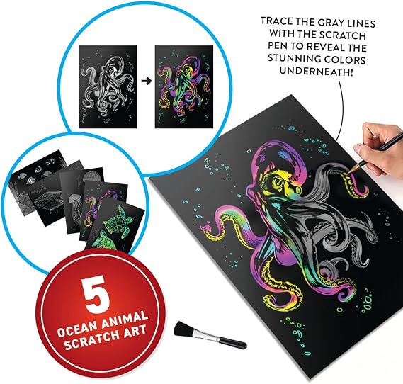 Abacus Brands Virtual Reality Oceans! Gift Box - Illustrated Interactive VR Book and STEM Learning Activity Set - for Ages 8 and Up