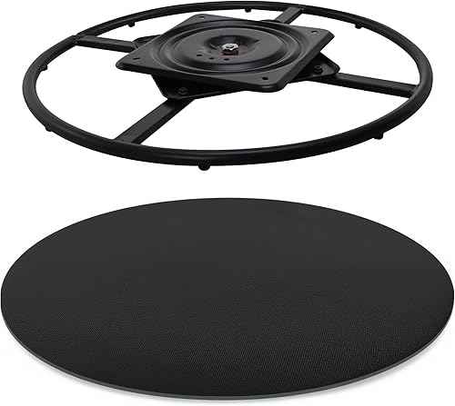 Base giratoria de 24 pulgadas para silla reclinable con almohadilla de 27.5 pulgadas, piezas de repuesto para silla de sofá, rodamiento de bolas de