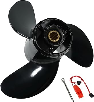 7.8x7,8x7 Outboard Propeller for Mercury/Tohatsu/Nissan 4/5/6HP Engines,OEM#48-812949A02/3R1B64514-2, 12 Spline Tooth, RH