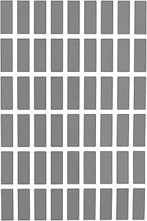 Royal Green Sticker Label Sheet 25mm x 10mm Grey Pricing Tag Rectangular Labels (1in x 3/8in), 5400 Pack (Grey)