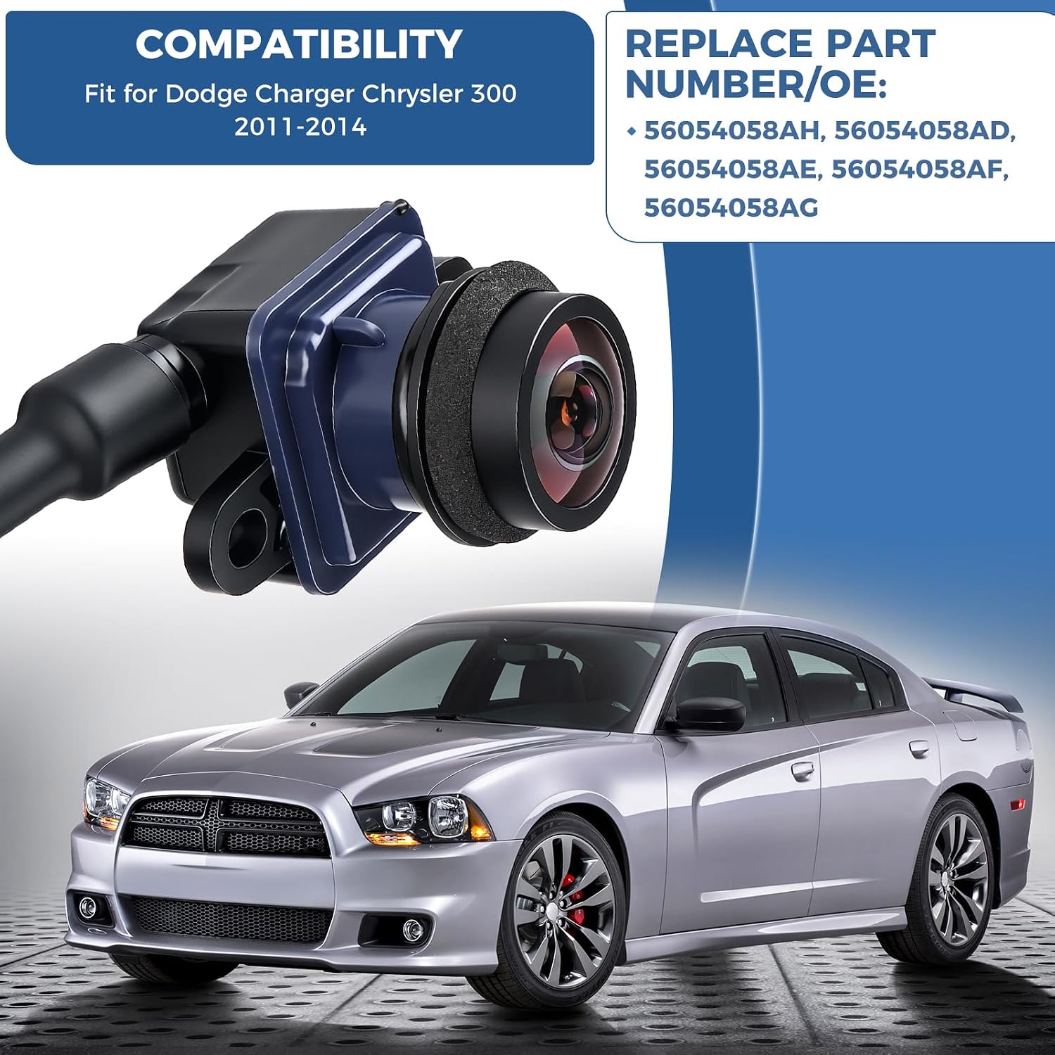 Rear View Backup Camera Fit for Dodge Charger Chrysler 300 2011-2014 image 2
