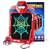 LCD Writing Tablet for Kids 10 Inch Spider Hero Drawing Board for Boys 3 4 5 6 7 Drawing Pad with Lanyard High Definition Color Doodle Board Travel Toy Birthday Gift for Toddler