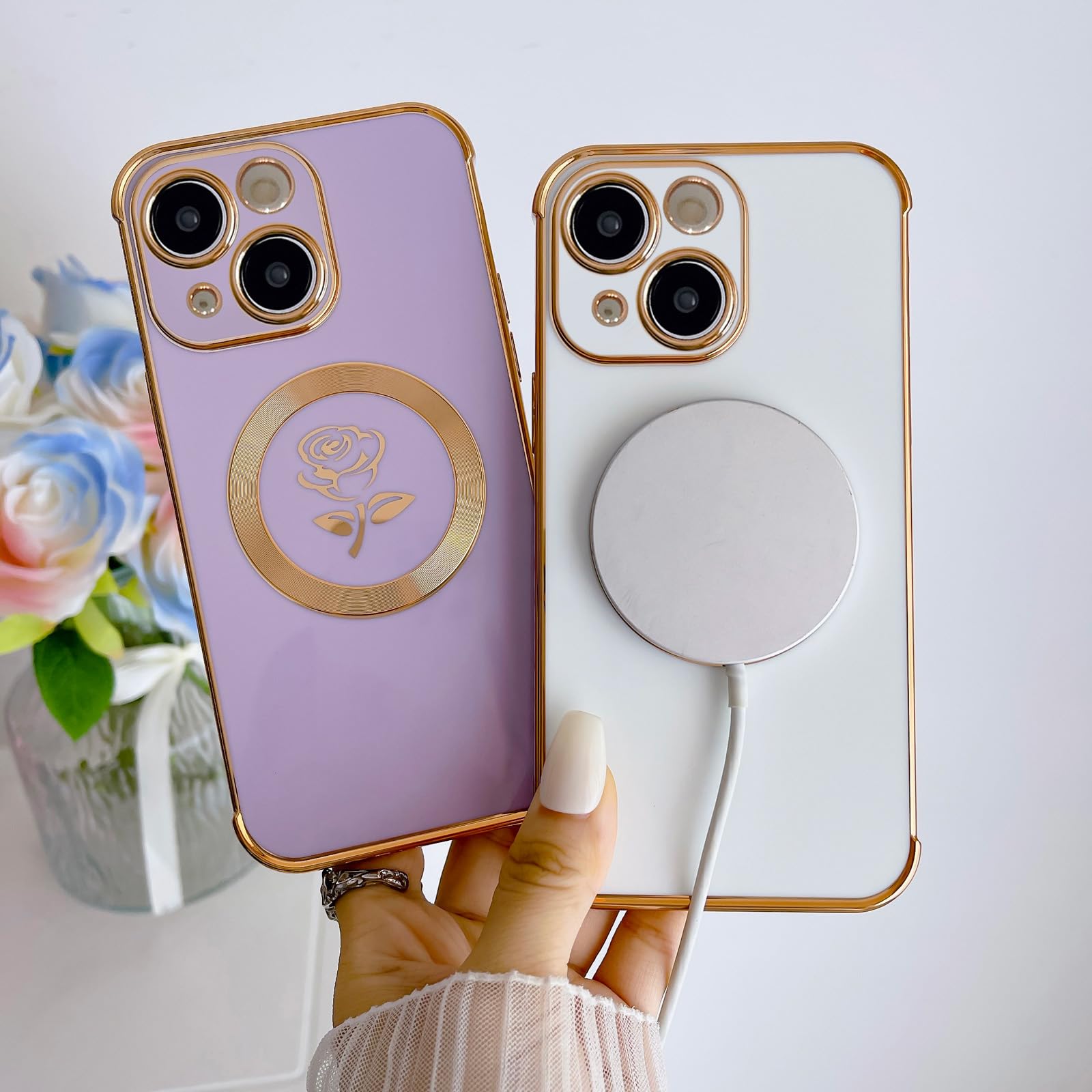 Amazon.com: XAYAH for iPhone 15 Case Compatible with MagSafe