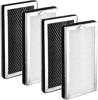 MA-15 Air Purifier Replacement Filter Compatible with Medify MA-15 Series, 3-in-1 Filtration System of MA 15 Filters H13 True HEPA, Activated Carbon and Pre-Filter 4 Pack