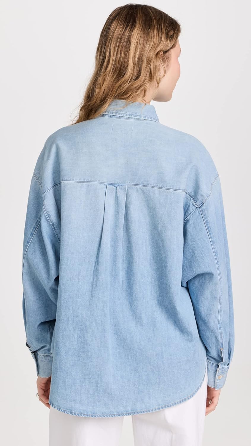 Vista 3 de Pistola Denim Sloane - Botones para mujer