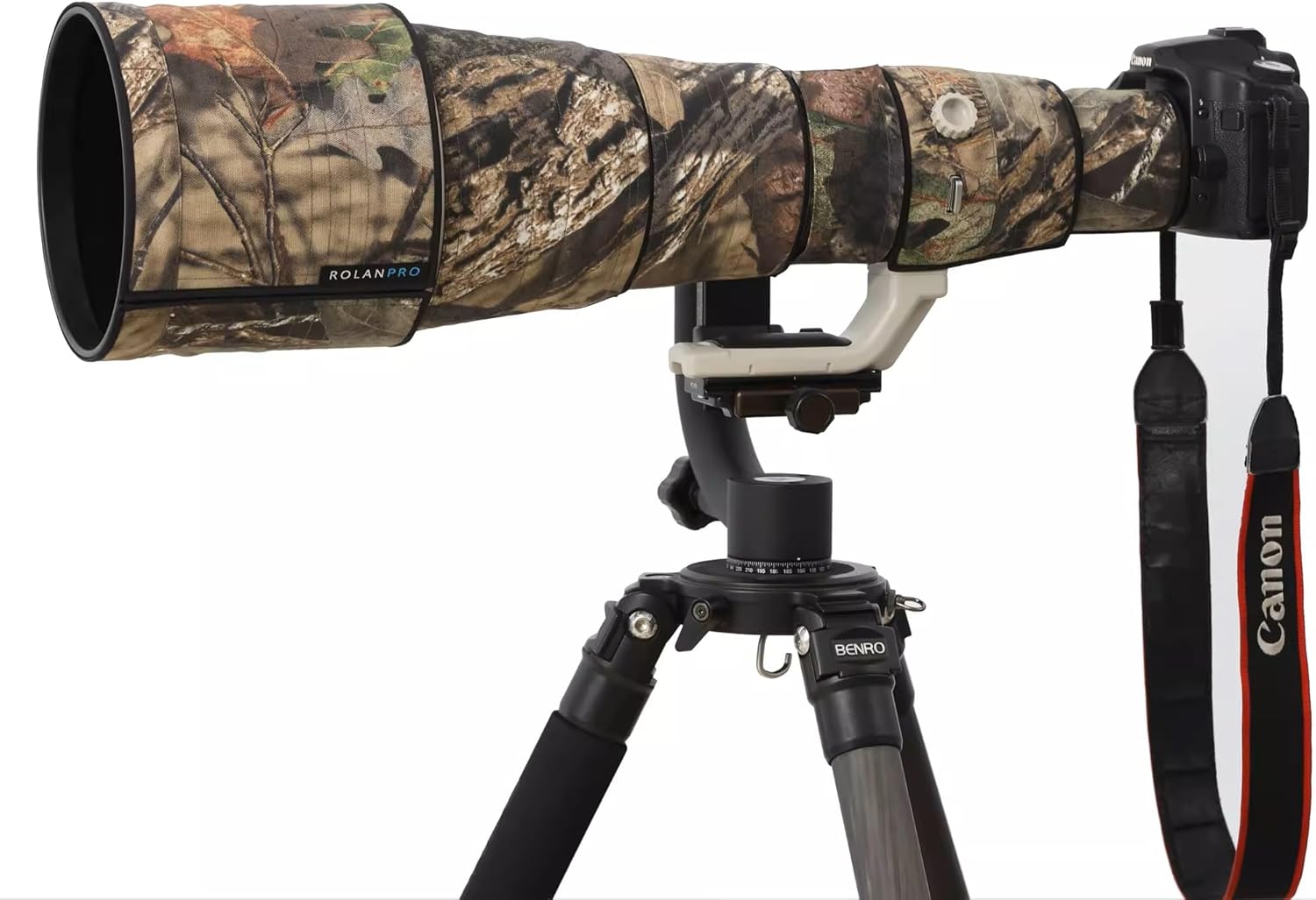 Rolanpro Rainproof Lens Cover for Canon EF 800mm F/5.6 L IS USM Camera Lens Protection Sleeve Rain Cover Case-#23 Brown Jungle camo Waterproof