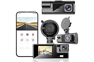 Dash Cam 1080P FHD Dash Camera Dual Front and Inside for Cars with Night Vision