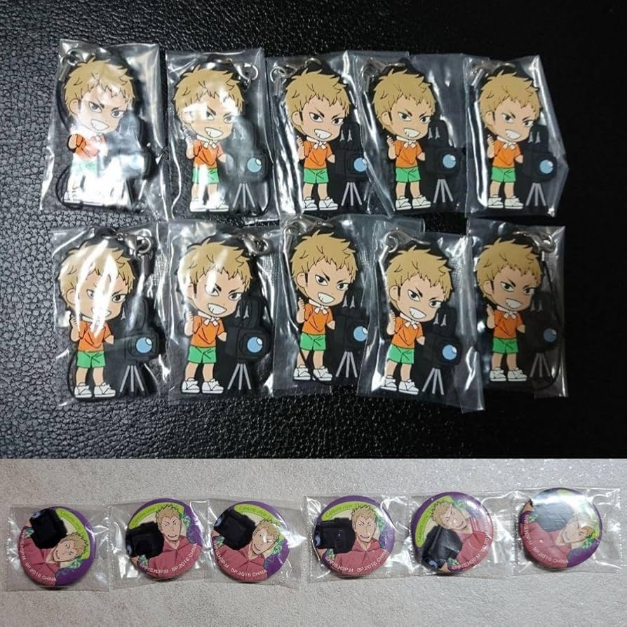 Amazon.co.jp: ハイキュー!! 滝ノ上祐輔 ラバーストラップ ラバスト 缶