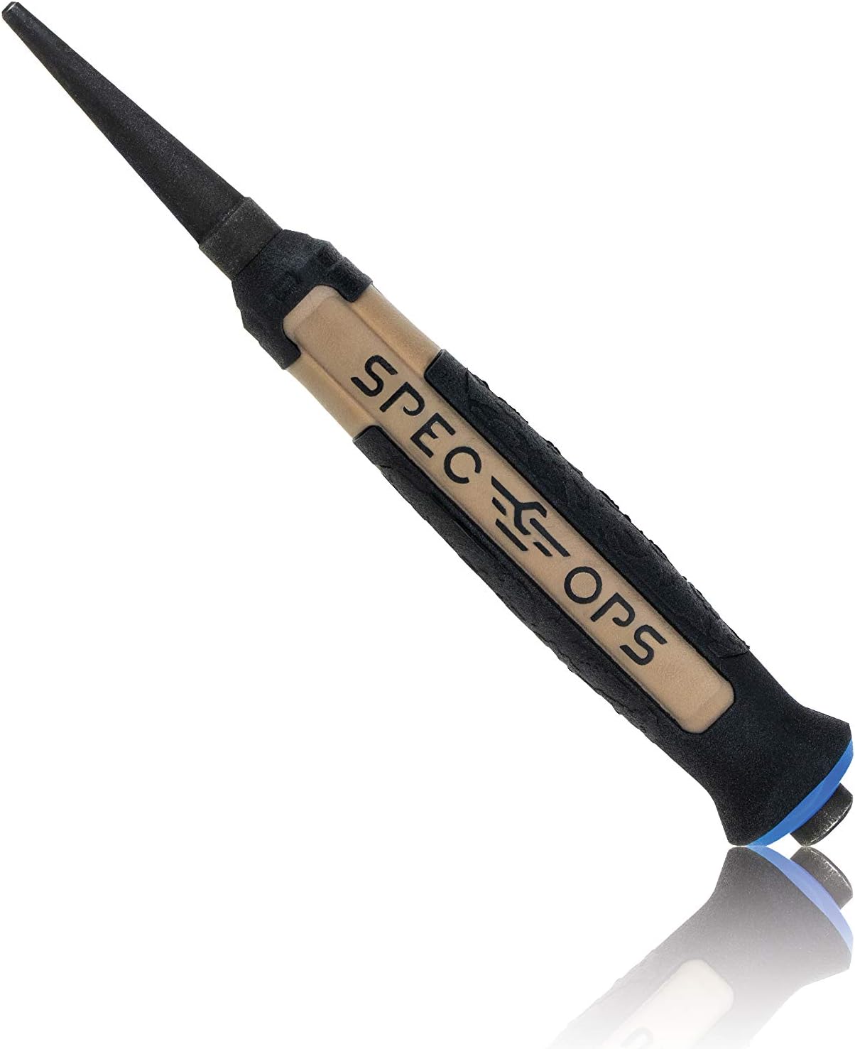 Spec Ops Tools Nail Punch, 1/16" Tip, High-Carbon Steel, 3% Donated to Veterans Black/Tan