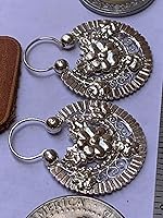 Vista 3 de Arracada Jerezana # 5 vista doble, hecha de plata de ley 950, vía DHL rápido.